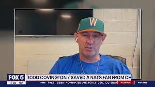 Choking Nats fan saved by hero firefighter