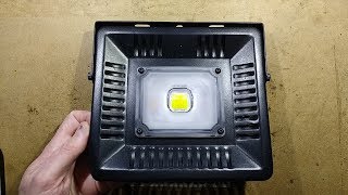 Inside a super-slim 50W LED floodlight.