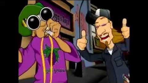 the nutshack theme but every word is in a different video 105