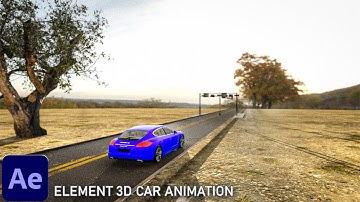 How to animate Car inside After Effect using Element 3D II After Effect tutorial [Hindi]