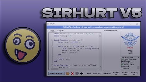 😱🔥*NEW* SirHurt V5 PC EXECUTOR | Roblox Executor for PC Download