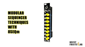 Modular Sequncer Techniques with 8SEQm