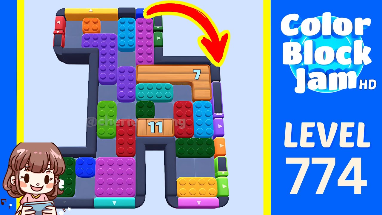 Color Block Jam Level 798 (774) Solution Walkthrough - YouTube