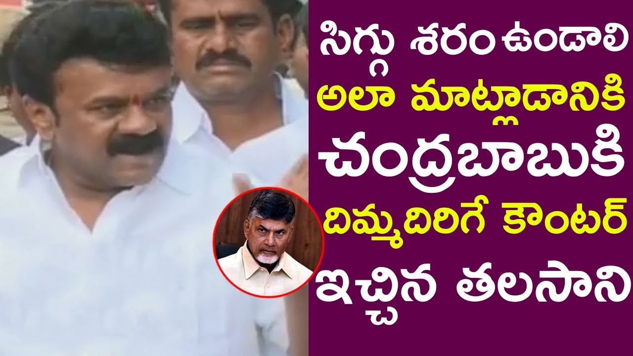 Minister Talasani Srinivas Yadav Most Controversial Comments On Chandrababu | TFCCLIVE