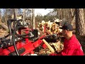 Wolferidge 17RS Splitting Beech #wolferidge #logsplitter #firewood #woodhound #outdoors