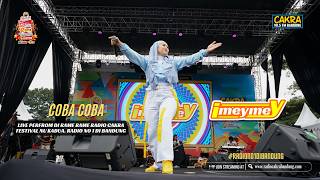 IMEYMEY BIKIN PANGGUNG MELEDAK! 🔥 COBA COBA LIVE DI RADIO CAKRA BANDUNG BIKIN HEBOH!