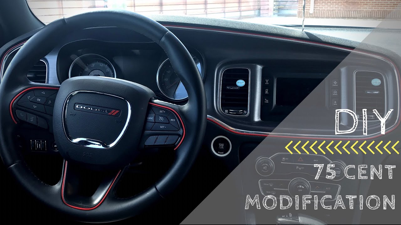 Diy 75 Cent Interior Mods 2016 Dodge Charger