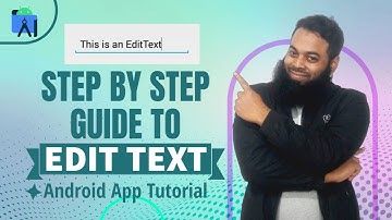 Step by Step Guide to Android EditText | Android Bangla Tutorial  | Code With Golam Kibrea - 21