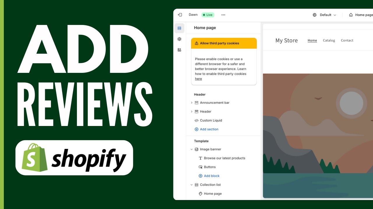How to Add Reviews on Shopify Homepage (2026)