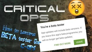 How To become BETA tester for C-OPS!!(how to )# Part1 screenshot 5