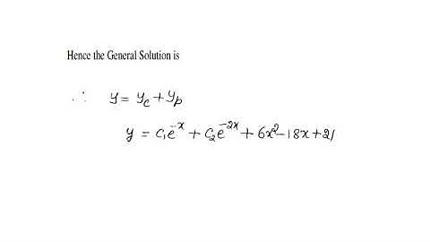 18MAT21: Module 2  Differential Equations Class 4