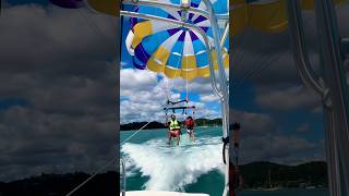 Parasailing for Kids🪂 Water Sports for Kids🌊 Outdoors for Kids #kidsshorts #sportsforkids
