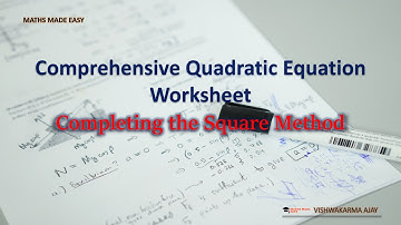 How To Solve Quadratic Equation By Completing Square Method