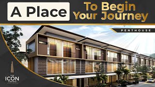 Rumah Mewah Type 98 Landed Penthouse! | Desain Rumah Minimalis | The Icon Central