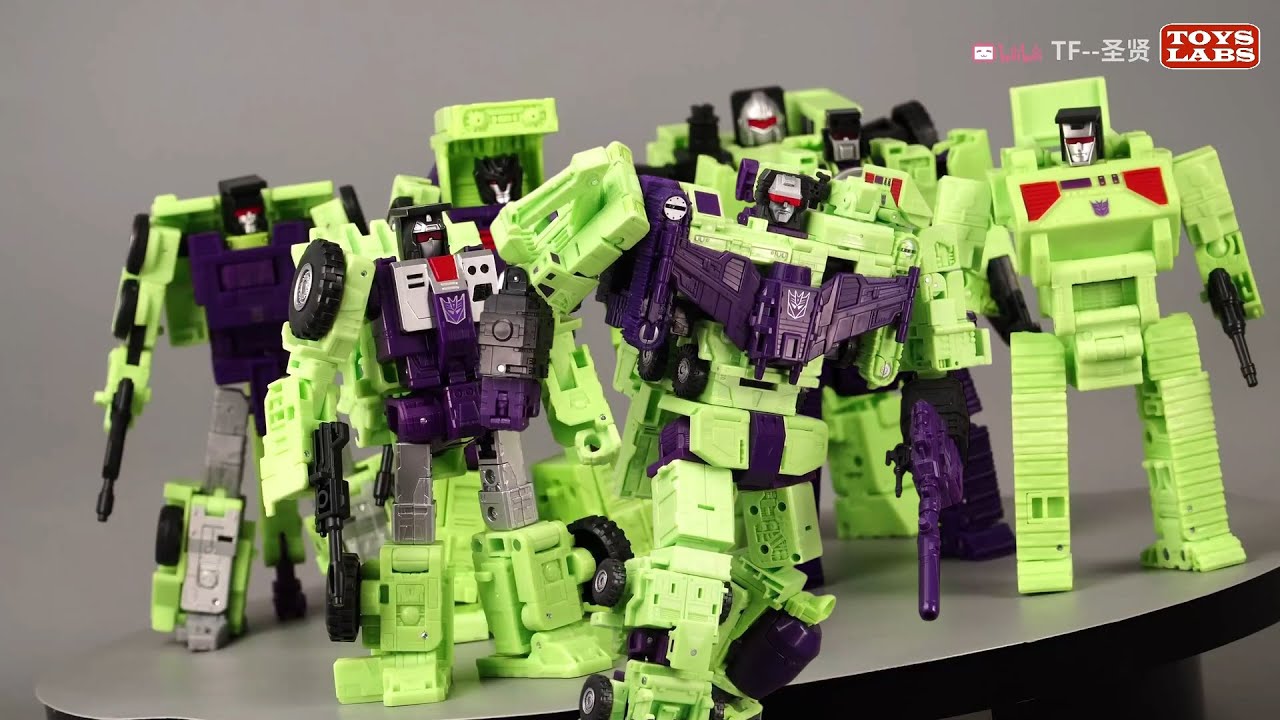 大力神的背包问题! NEW Devastator team Transformers Studio
