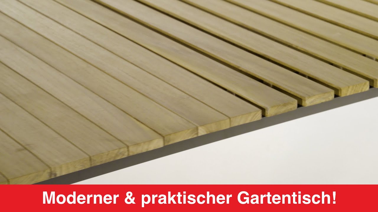 BEST Gartentisch Langreo braun rechteckig 213,0 - 269,0 x 100,0 x 75,0 cm |  office discount