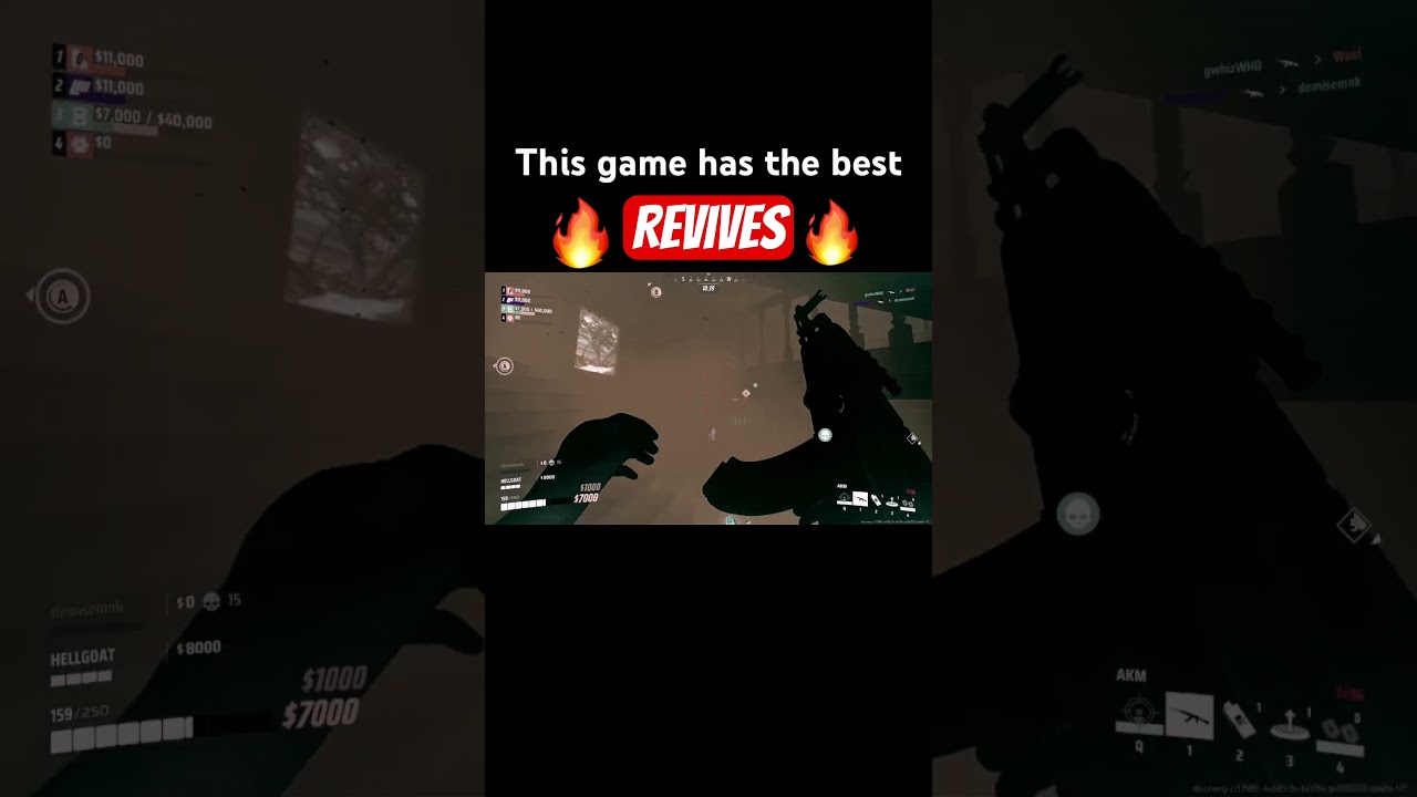 This game has the best Revives 