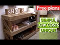 Diy pallet wood shoe rack idea