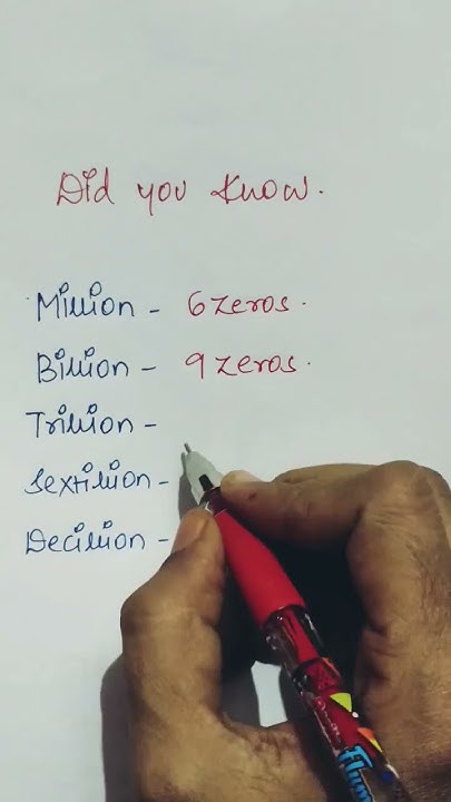 you-know-how-many-zeros-in-trillion-fullforms-shorts-short-youtube