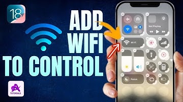 How To Add Wi Fi Toggle To Control Center iOS 18