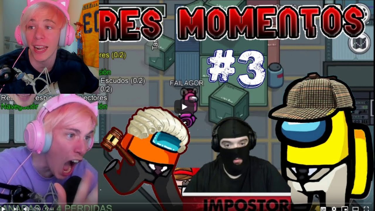 Folagor Reacciona AMONG US MEJORES MOMENTOS FUERA DE CONTEXTO Y FAILS