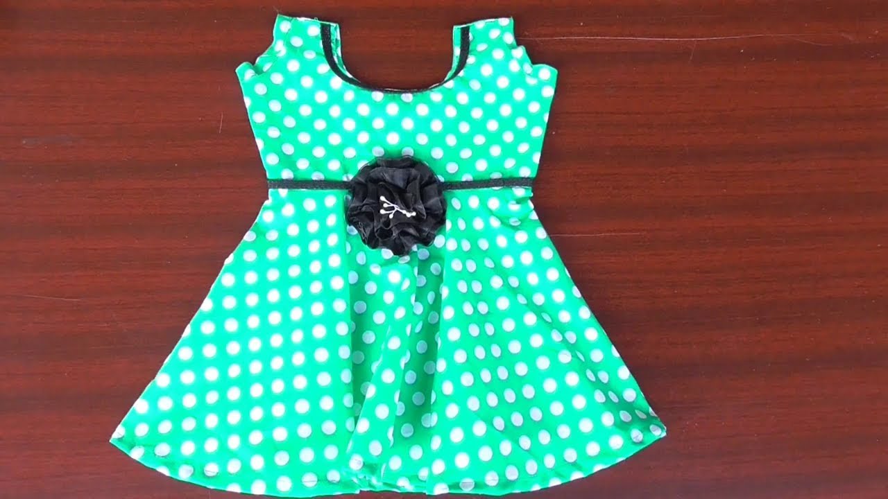 small girl frock cutting