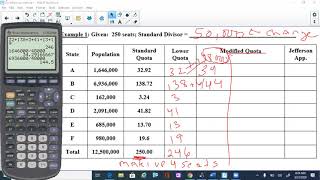 Discrete Math Jeffersons Method of Apportionment
