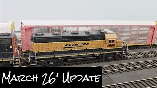 HO Scale - Layout Update March 2026