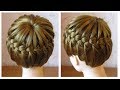 Tuto coiffure tresse serre-tête ♛ Tresse couronne cheveux mi longs ♛ Crown Braid