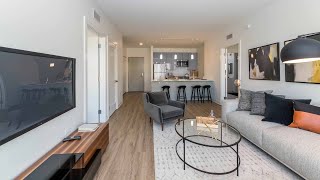 An -11 2-bedroom, 2-bath model at the West Loop's new The Van Buren