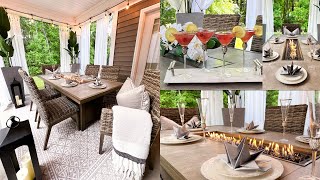 DIY PATIO MAKEOVER | DEEP CLEAN With Me | Outdoor Decorating Ideas