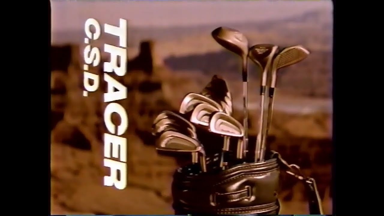 ASICS TRACER C.S.D. clubs center sweet spot 30-second commercial (Japan, 1990)