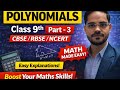 Polynomials Class 9th (Part 3) | Basics Explained | CBSE/RBSE/NCERT | Maths Made Easy