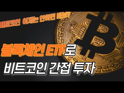비트코인 ETF 나오기 전까지는 블록체인 ETF로?