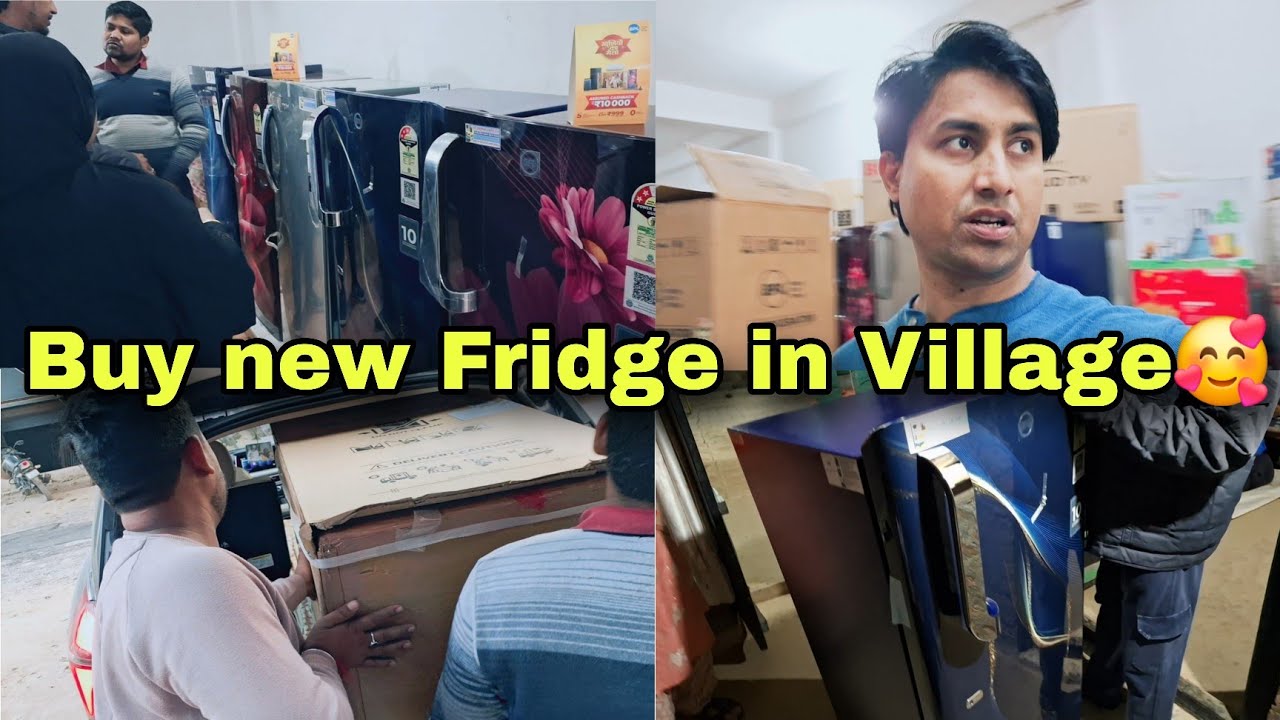 Buy a new fridge for village🥰| Village life vlog♥️| Sameer 01 Official 