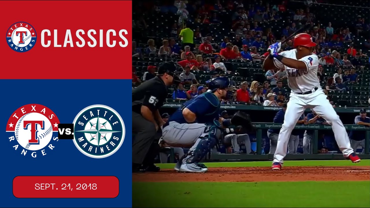 Mariners @ Rangers - September 21, 2018 (Game ends in 7th-inning due to rain delay)