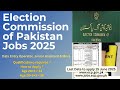 Election Commission of Pakistan ECP Jobs 2025 | Only Sindh | Data Entry Operator|Junior Assistant