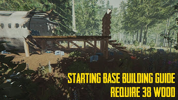 The Forest: Great Starting Base Building Guide(IMPROVED VERSION IN DESCRIPTION)