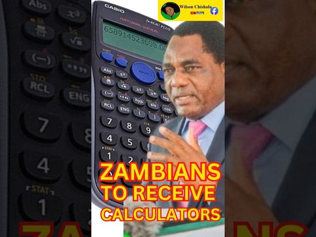 President Hichilema To Start Giving Free Calculators Soon #breakingnews class=