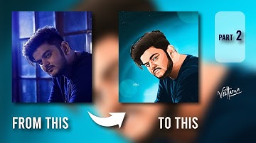 Vector Art Timelapse Tutorial (Part - 2) | Vishal Mishra