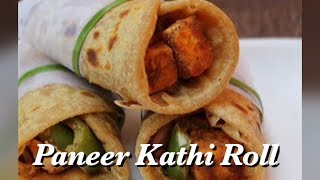 Veggie Masala Paneer Roll | Masala Paneer Frankie | Paneer Tikka Kathi Wrap