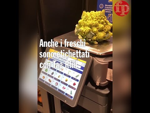 Tag Rfid per le bilance dell'ortofrutta da Esselunga la Esse