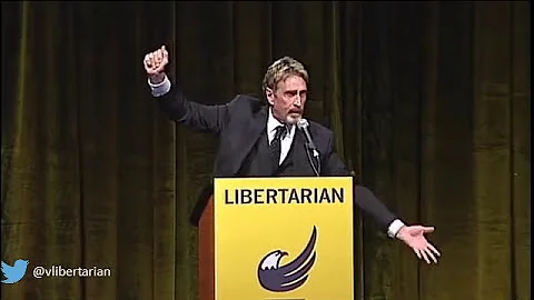 John McAfee earns standing ovation for brutally honest libertarian nomination speech