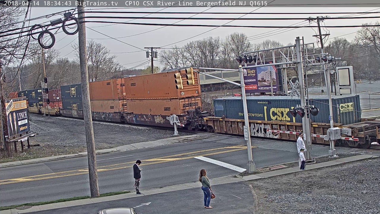 BigTrains.TV April 14 2018 18:33 sb stack CSX 588, 5418 Q272 - YouTube