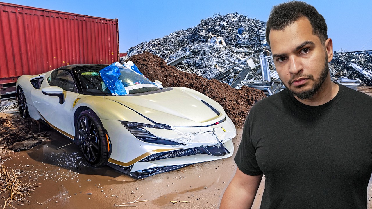 I Found A $800,000 Ferrari SF90 Spider In The Junkyard