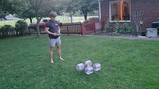 Cyclocopter takeoff and crash!