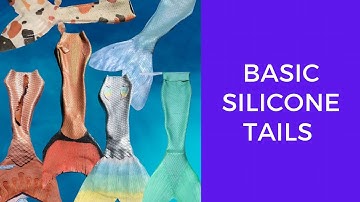 Basic Silicone Mermaid Tails Close Up Look & Tail Options