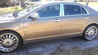 08 Chevy Malibu with 20 inch TIS chrome rims