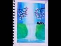 mesmerizing landscapepainting with oil pastels #arohisdesk #shortsbeta #shortsfeed#shorts#oilpastels