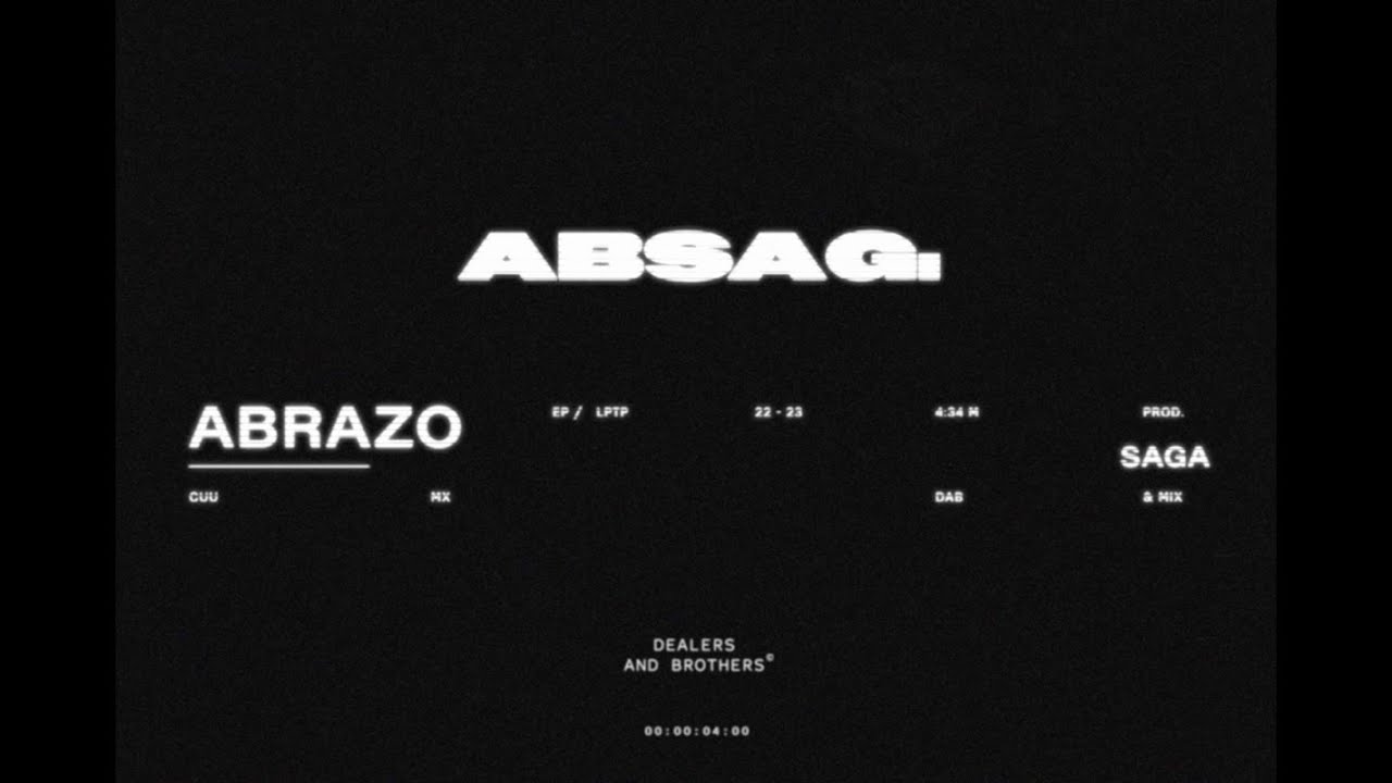 Absa G.- Abrazo (4 de noviembre) Prod. Saga (Video Lyric) - YouTube Music